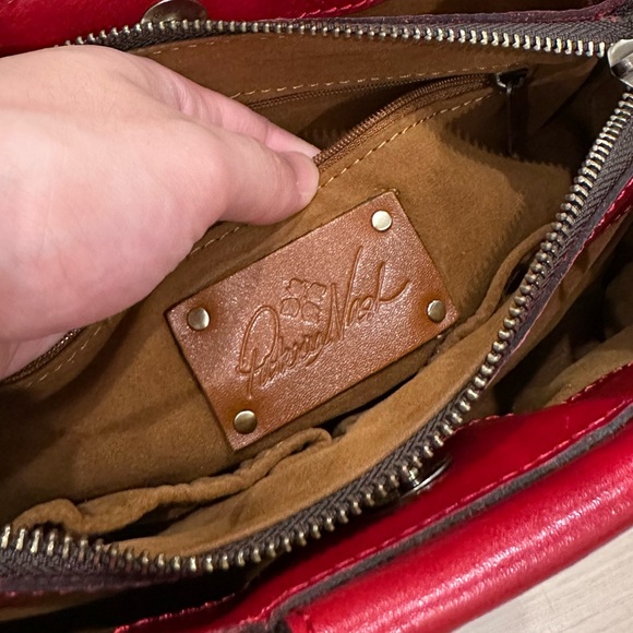 Patricia Nash Women’s Empoli Red Satchel Crossbody Bag - Picture 10 of 12